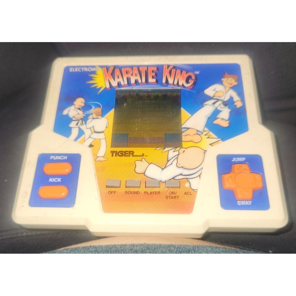 Vintage 1988 Tiger Electronics Karate King Handheld LCD Electronic Game Retro